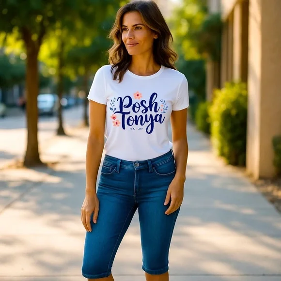 Kut from the Kloth Stretch Denim Capri Jeans Flap Pockets Size 10 Summer Casual - Picture 13 of 14